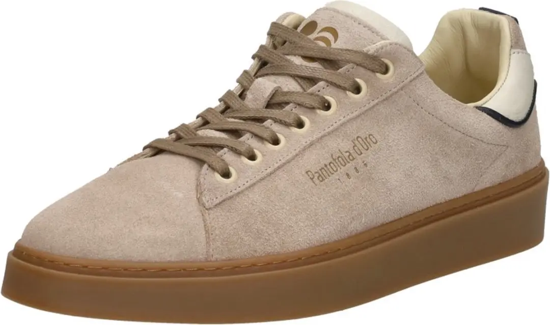 Pantofola d'Oro Elba Low Sneakers - Beige Suede - Maat 43