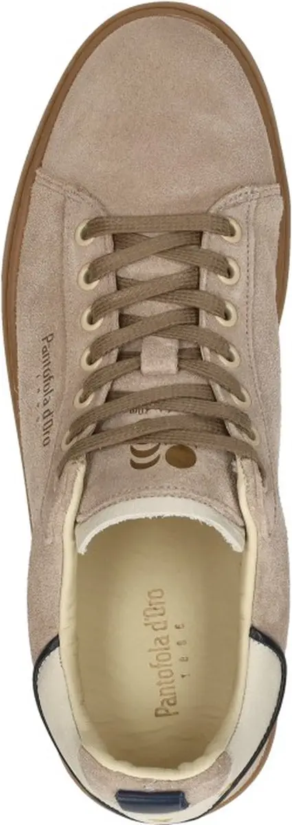 Pantofola d'Oro Elba Low Sneakers - Beige Suede - Maat 43