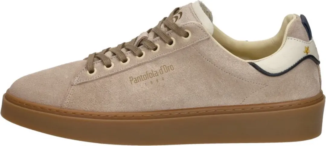 Pantofola d'Oro Elba Low Sneakers - Beige Suede - Maat 43