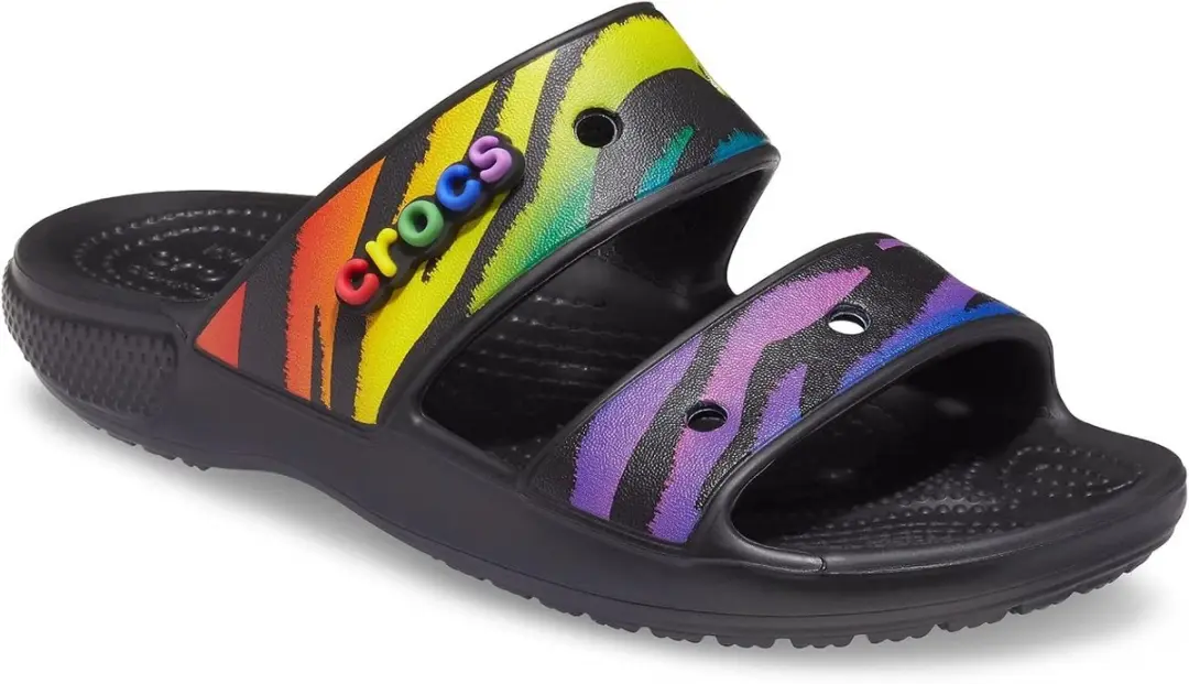 Crocs Classic Seasonal Print Sandalen Zwart/Multi Maat 43/44 US M10/W12