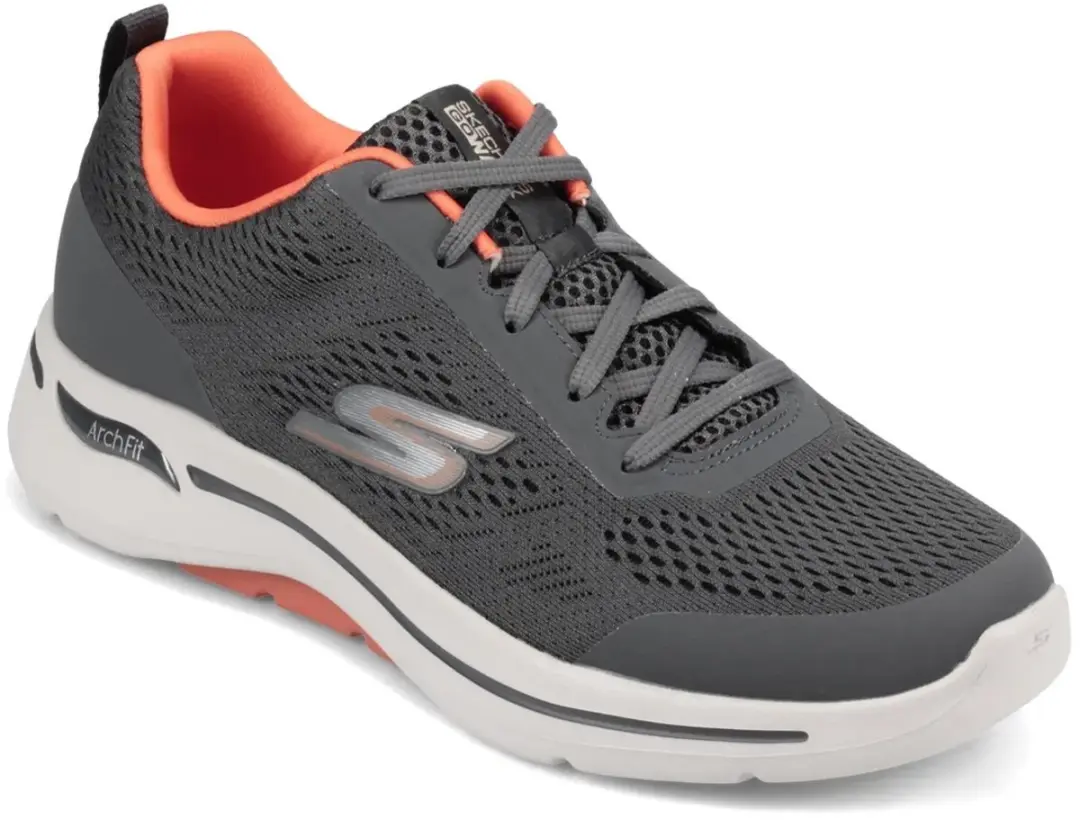 Skechers Go Walk Heren Sneaker 216116-CCOR - Grijs