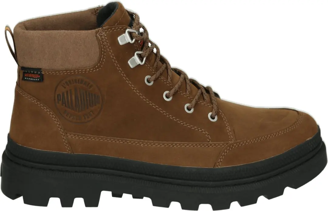 Palladium TROOPERCUFF WP Heren Veterschoen - Bruin 42