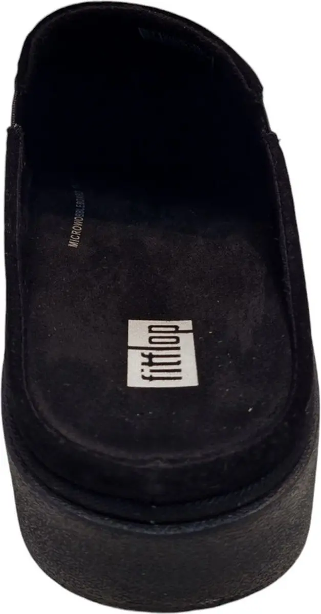 FitFlop Gen FF Elasticated Mules Dames Pantoffels - Zwart