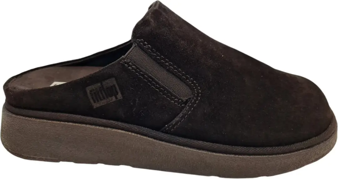 FitFlop Gen FF Elasticated Mules Dames Pantoffels - Zwart
