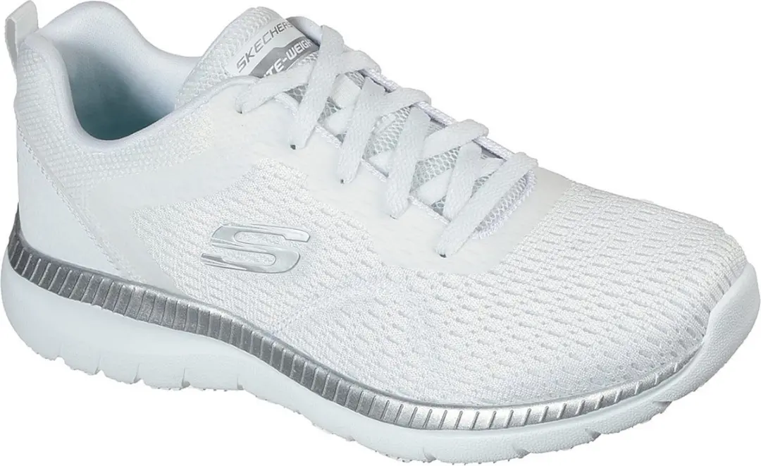 Skechers Bountiful Quick Path Dames Sneakers - Wit