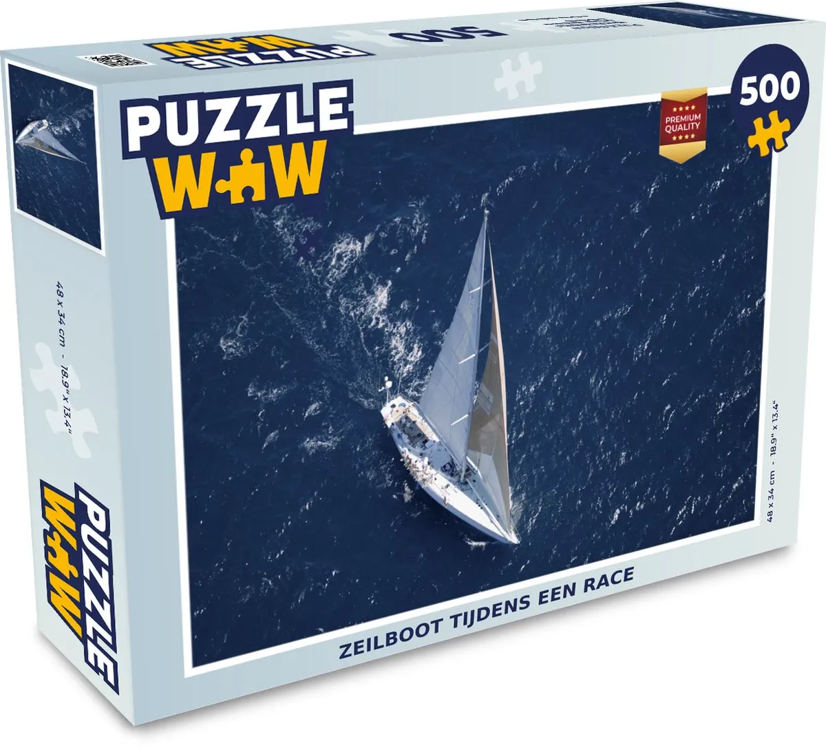 PuzzleWow Zeilboot Race Legpuzzel 500 Stuks
