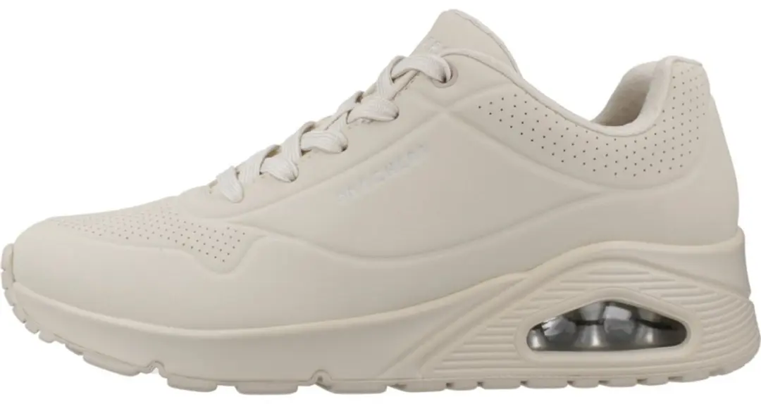 Skechers Uno Stand On Air Dames Sneakers - Crème