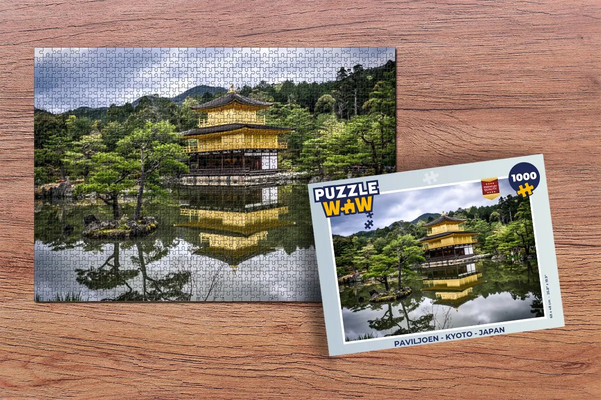 PuzzleWow Kyoto Legpuzzel 1000 Stuks - Multicolor