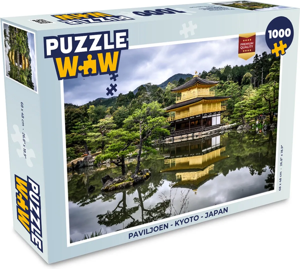 PuzzleWow Kyoto Legpuzzel 1000 Stuks - Multicolor