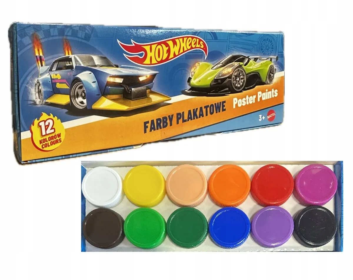 Hot Wheels Plakkaatverfset