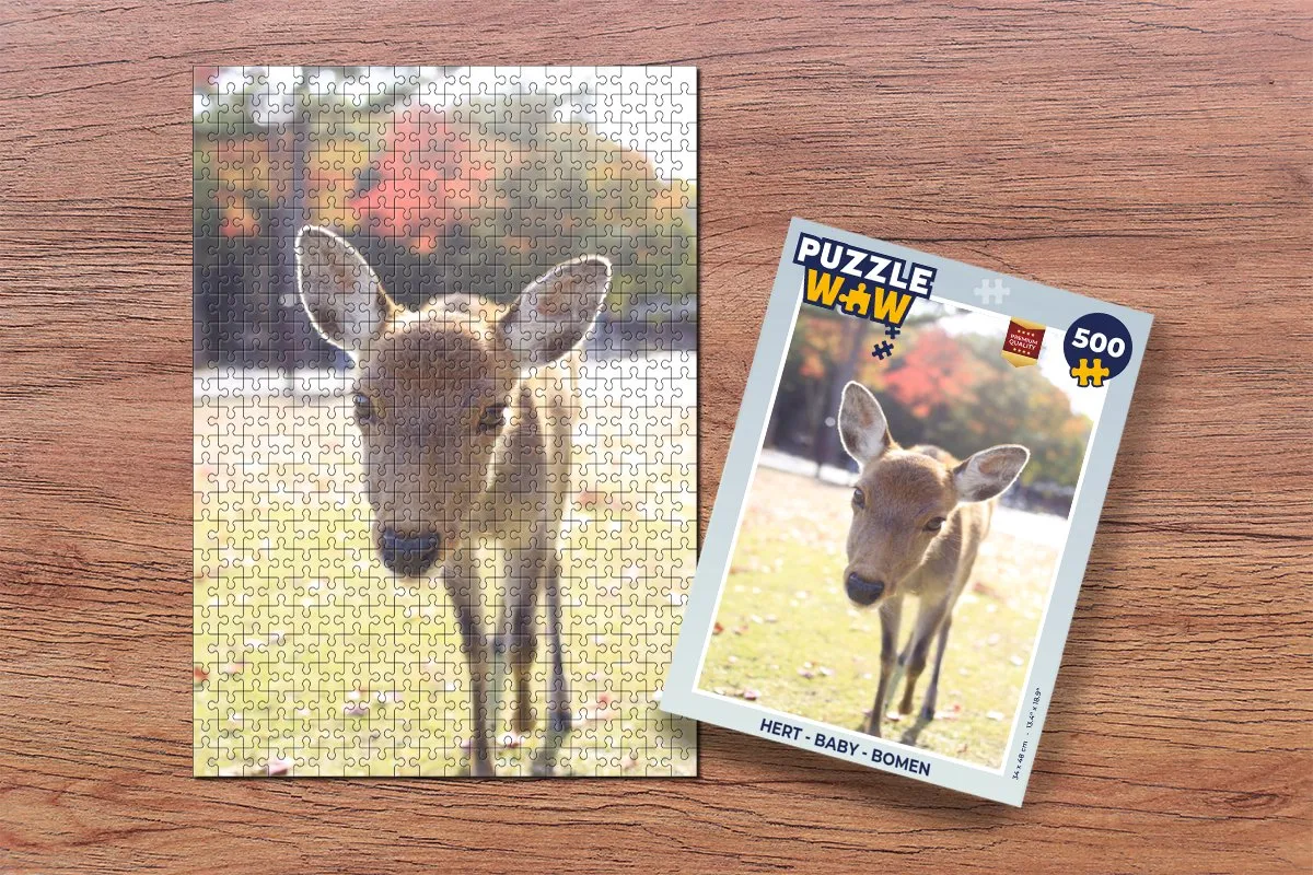PuzzleWow Hert Legpuzzel 500 Stuks - Multicolor