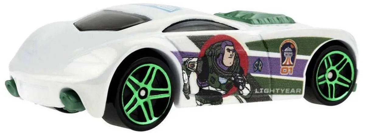 Hot Wheels Disney Pixar Lightyear Sir Ominous 1:64 - Groen/Wit
