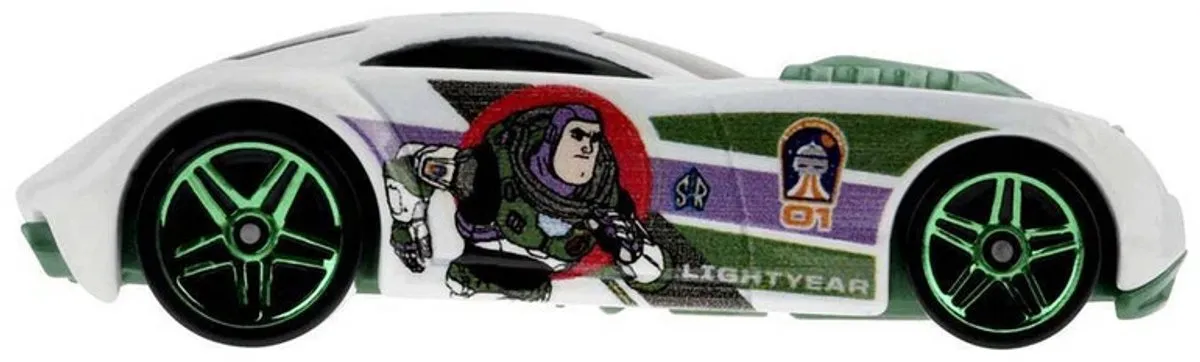 Hot Wheels Disney Pixar Lightyear Sir Ominous 1:64 - Groen/Wit