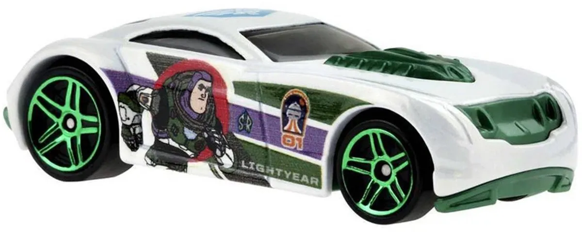 Hot Wheels Disney Pixar Lightyear Sir Ominous 1:64 - Groen/Wit
