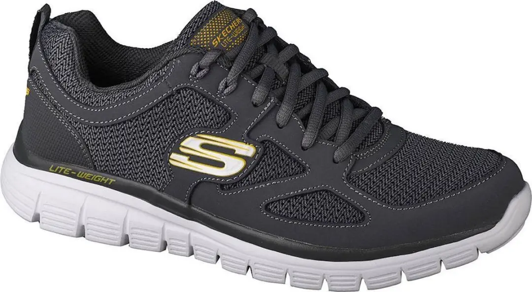 Skechers Burns-Agoura, Mannen, Grijs, Sneakers, maat: 42,5