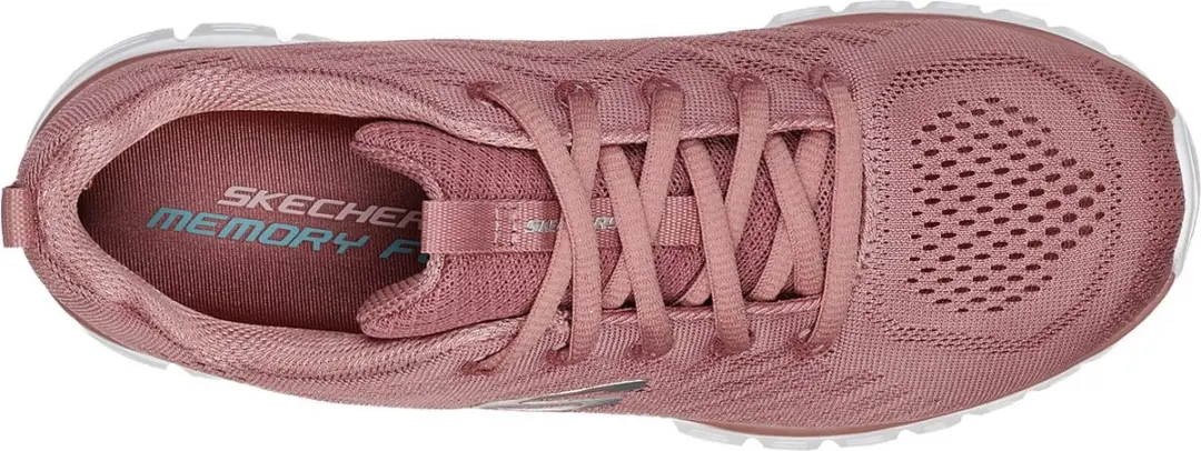 Skechers Get Connected Dames Sneakers - Roze - Maat 40
