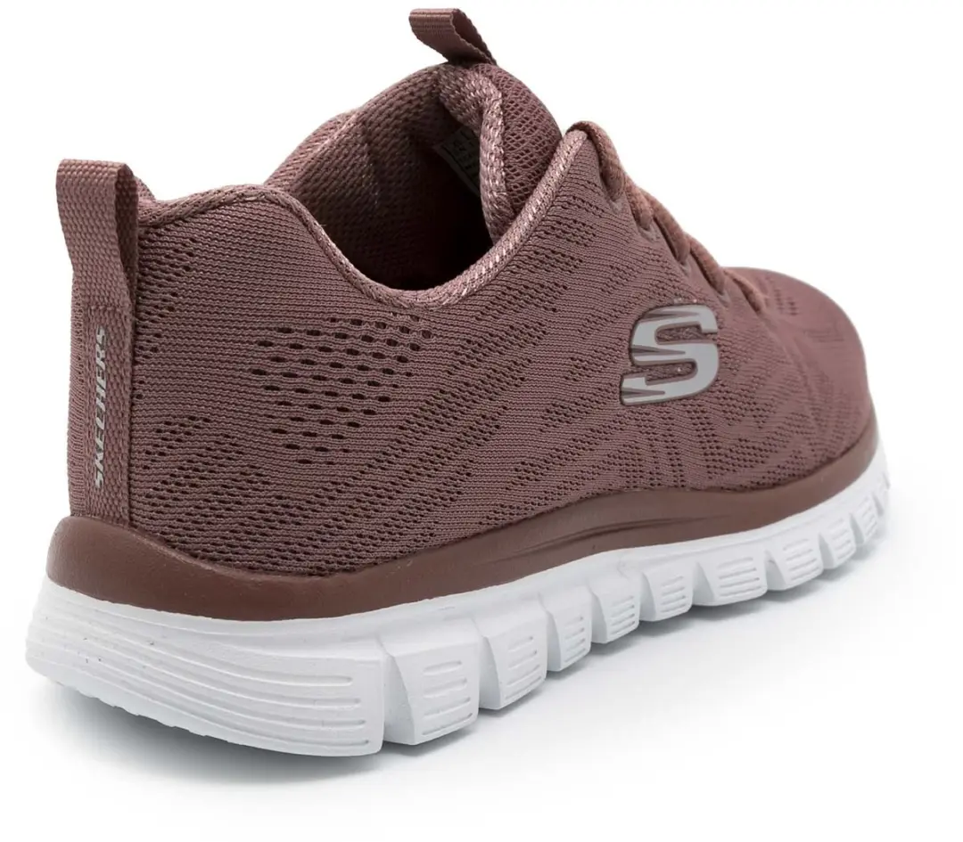Skechers Get Connected Dames Sneakers - Roze - Maat 40