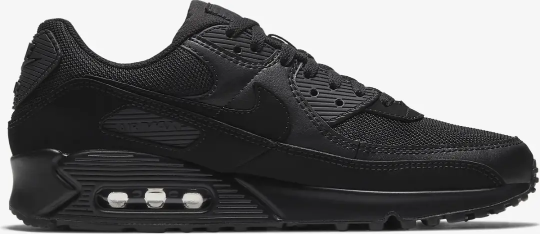 Nike Air Max 90 'Triple Black' Sneakers Heren - Maat 45