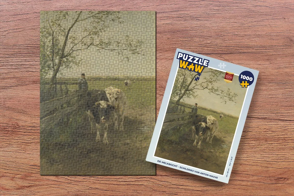 PuzzleWow De Melkbocht Legpuzzel 1000 Stuks - Multicolor