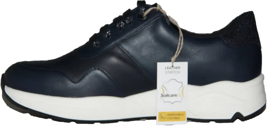 Solidus Dames Sneakers 43 - Donkerblauw