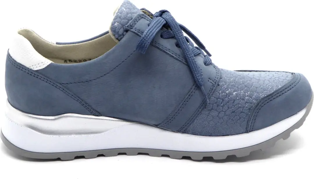Wäldlaufer Dames OrthoTritt Sneaker H64007-500-263 - Jeansblauw - Maat 41 - afbeelding 2 van 5