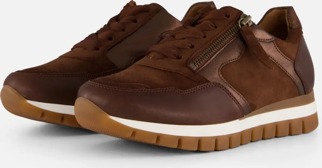 Gabor sneakers cognac Suede