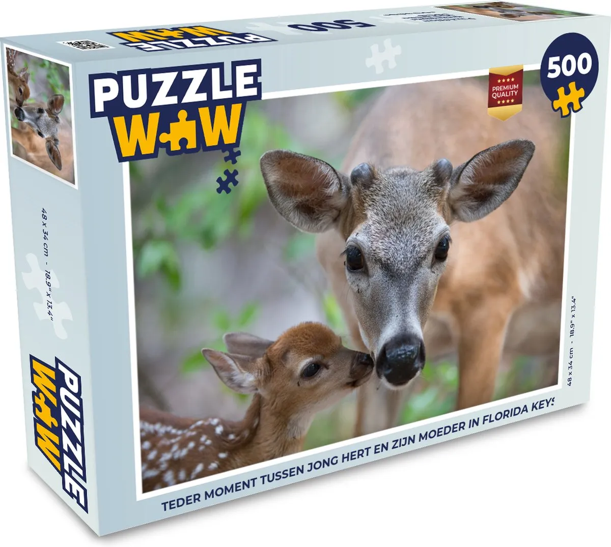 PuzzleWow Legpuzzel Teder Moment 500 Stuks - Multicolor