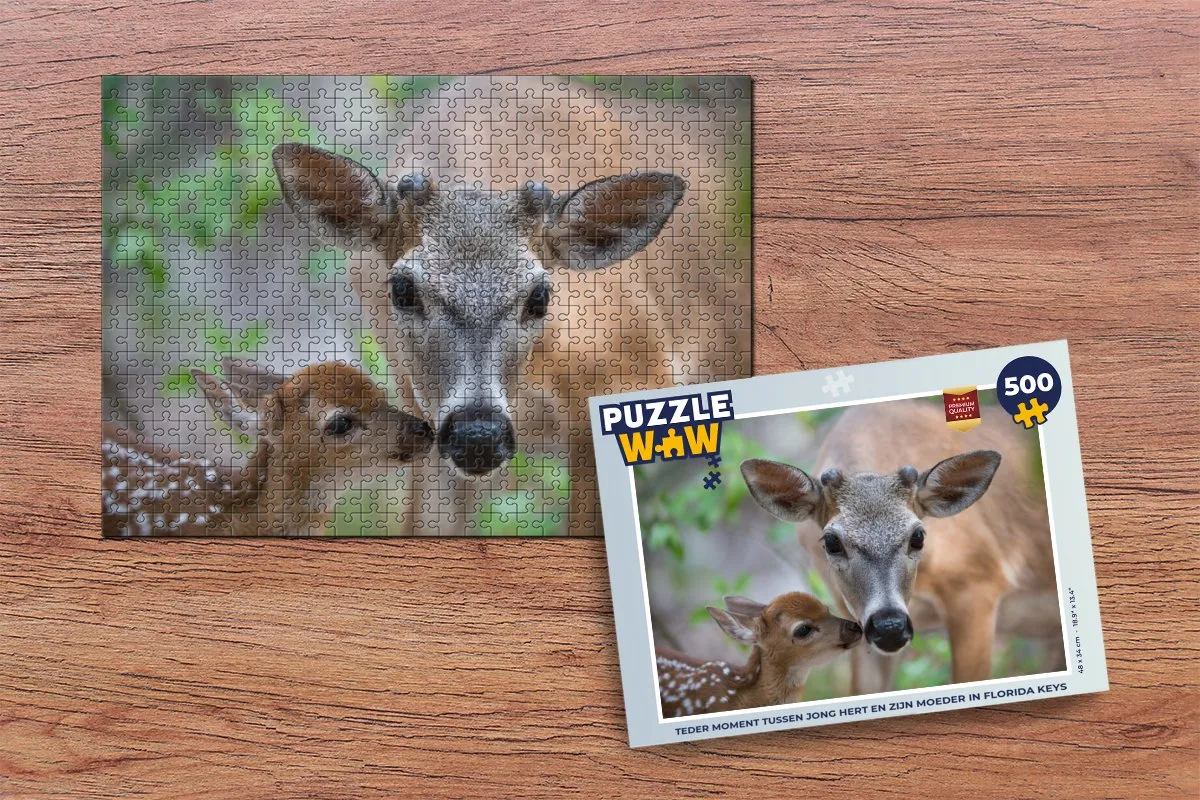 PuzzleWow Legpuzzel Teder Moment 500 Stuks - Multicolor