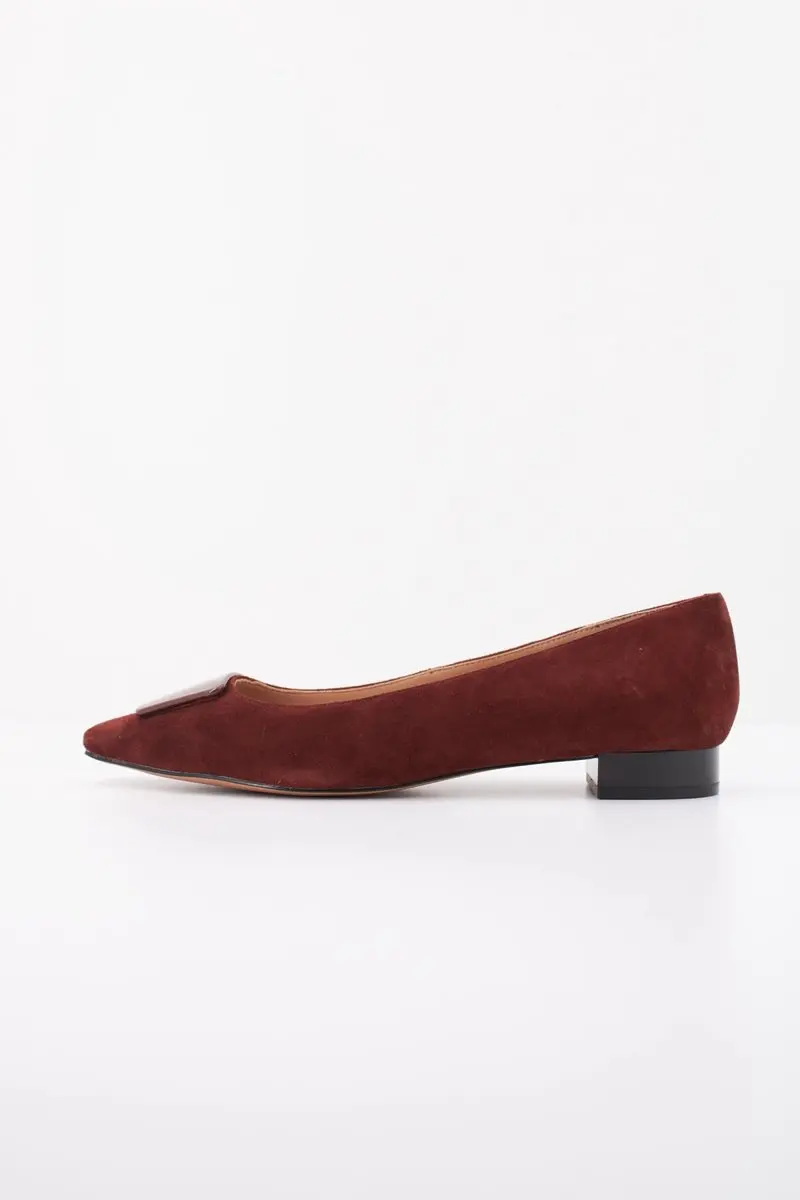 Geox Giselda15 Ballerina's - Baksteen - Maat 37