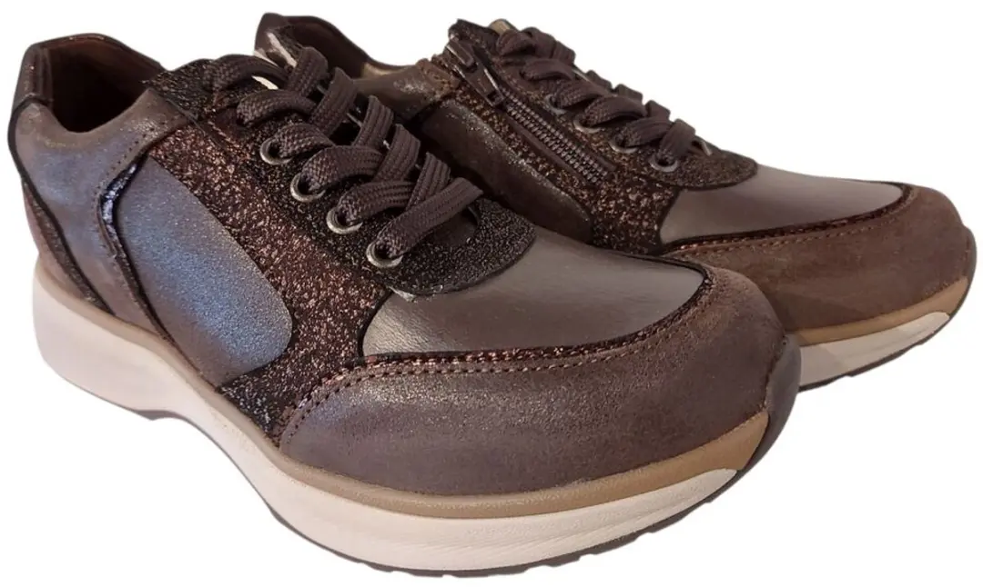 Xsensible Stretchwalker Sneaker Georgia 30151.3.307 GX Donkerbruin Combi