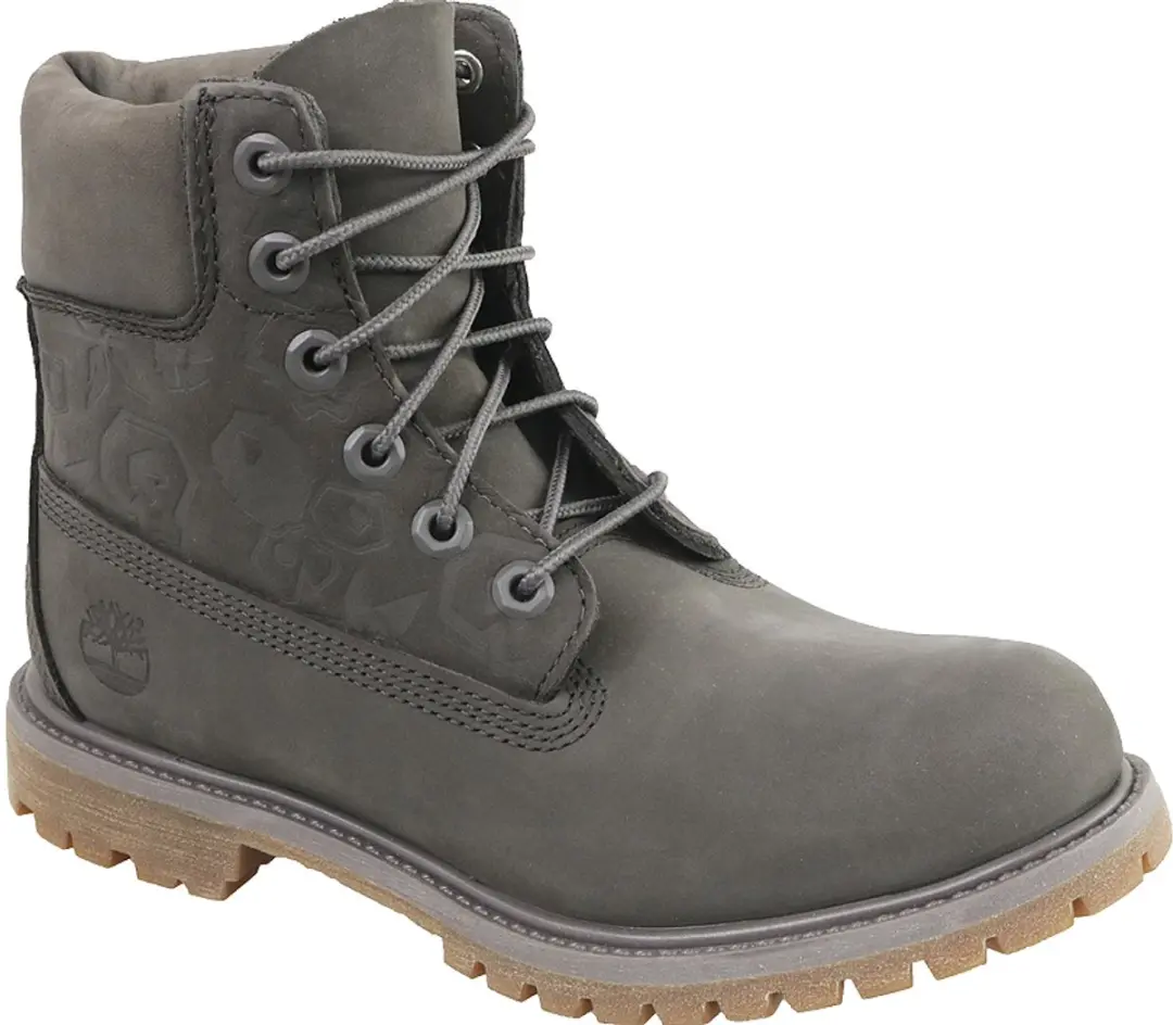 Timberland 6 In Premium Boot W A1K3P, Vrouwen, Grijs, Trekkinglaarzen maat: 36 E
