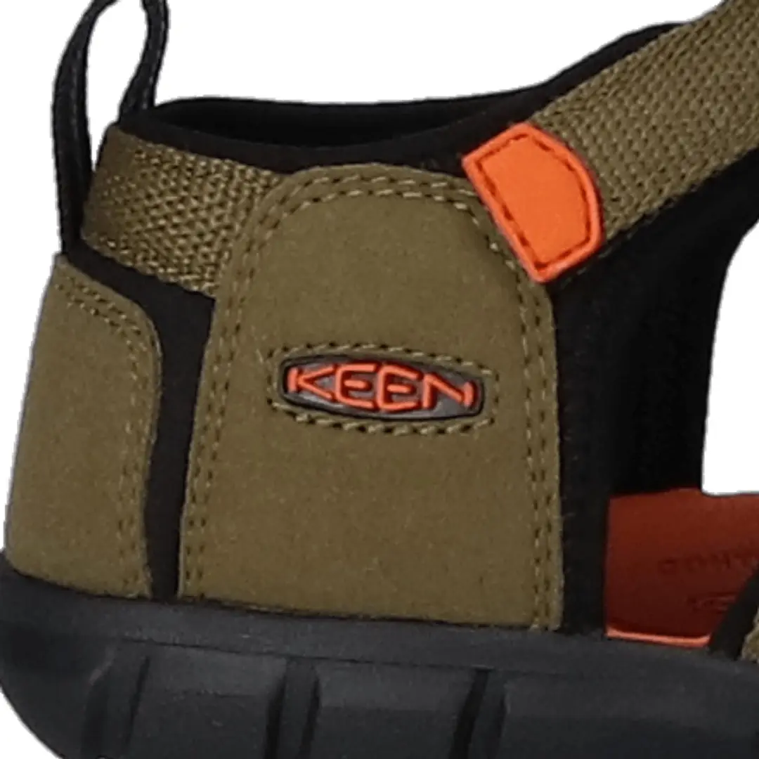 Keen Seacamp II CNX Sandalen 25/26 - Dark Olive/Gold