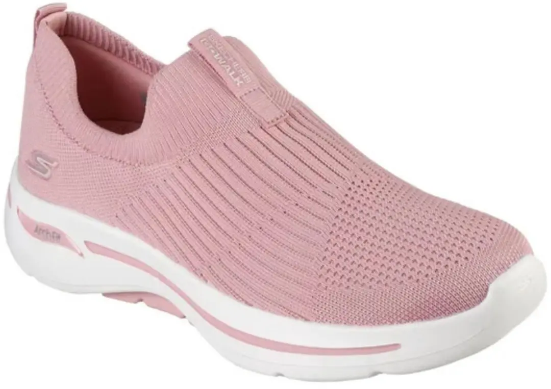 SKECHERS Dames Sneakers GO WALK Arch Fit Iconic Roze 36.5 EU