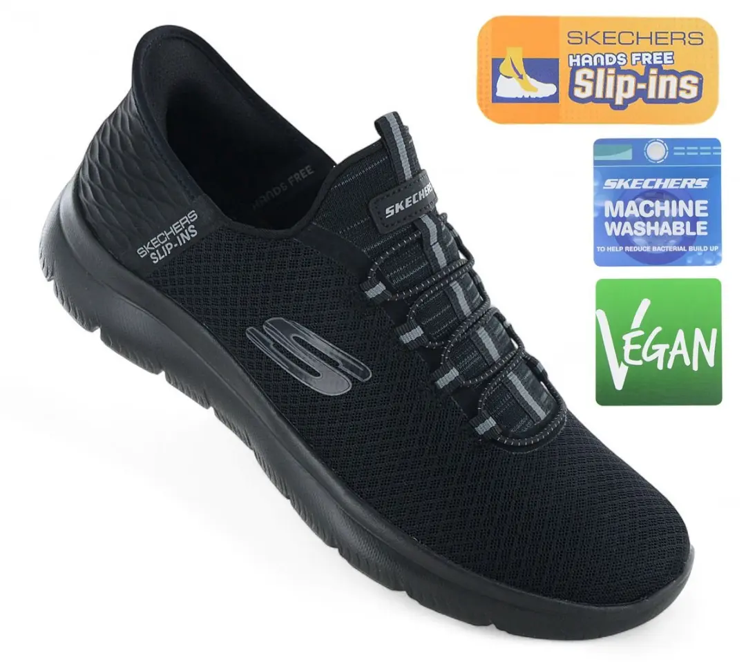 Skechers Summits 232457-BBK Heren Sneakers - Zwart