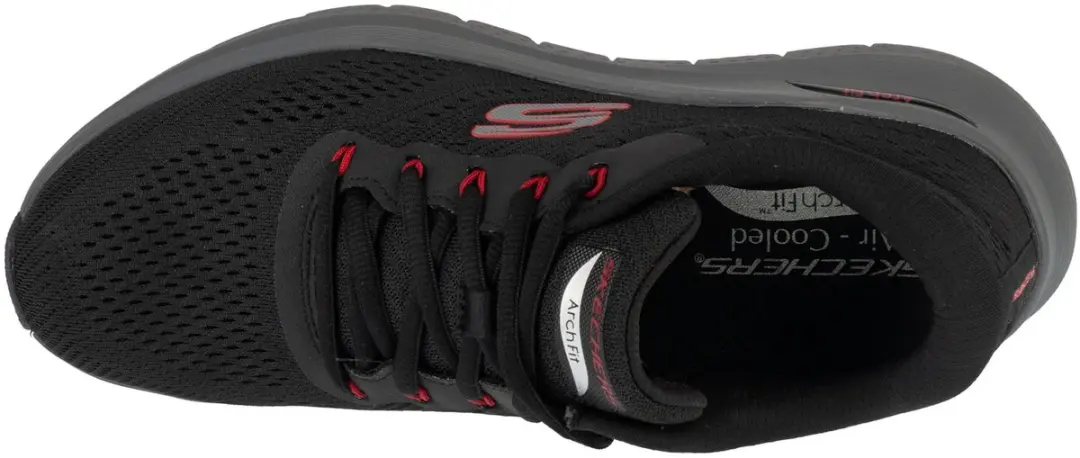 Skechers Arch Fit 2.0 The Keep Sneakers 232700-BKRD - Zwart