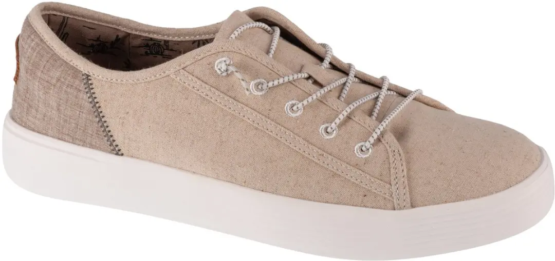 HEYDUDE Cody Craft Linen Heren Sneakers White