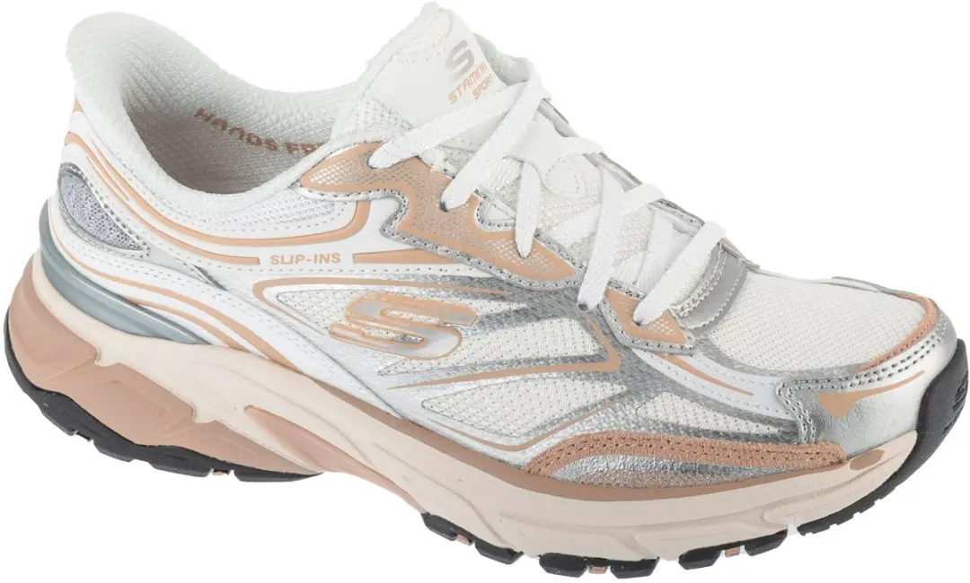 Skechers Slip-Ins: Stamina Sport, Vrouwen, Wit, Sneakers, maat: 37,5