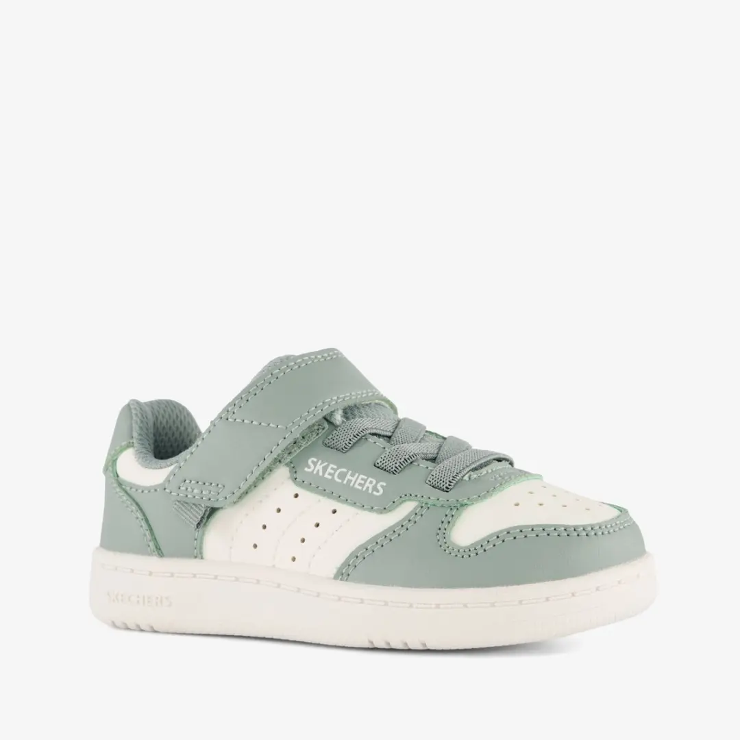 Skechers Quick Street kinder sneakers mintgroen wit