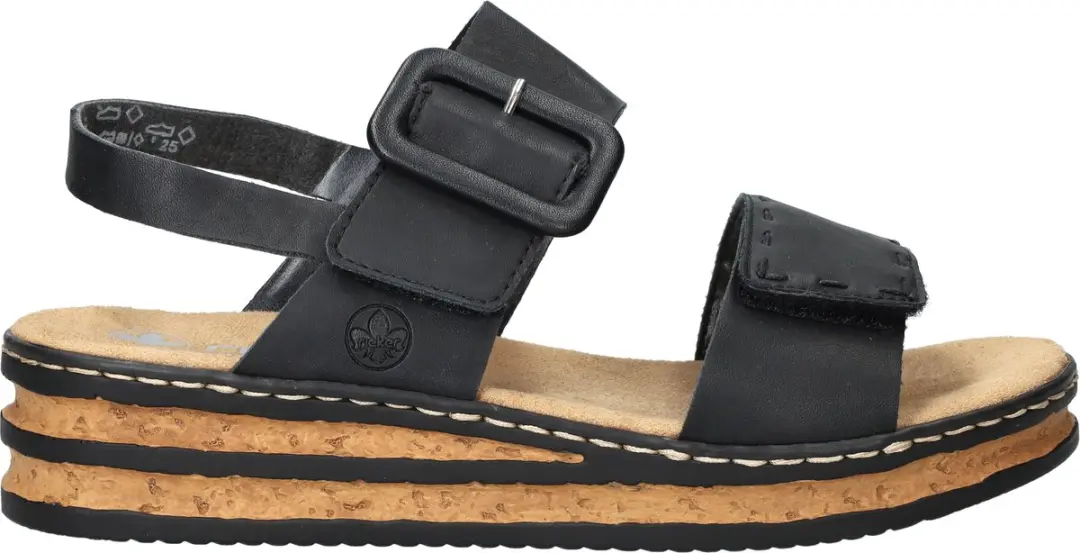 Rieker Sandalen zwart