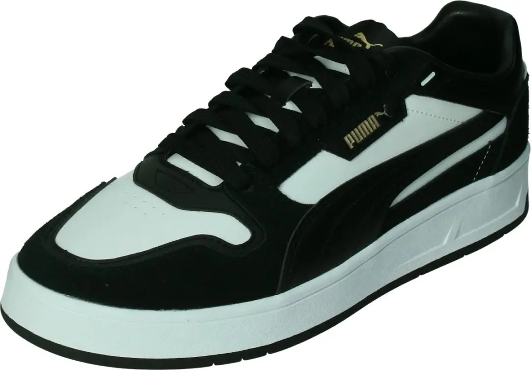 Puma Schuhe Low Court Classic Street SD 400215 Puma White-Puma Black-Puma Gold-4