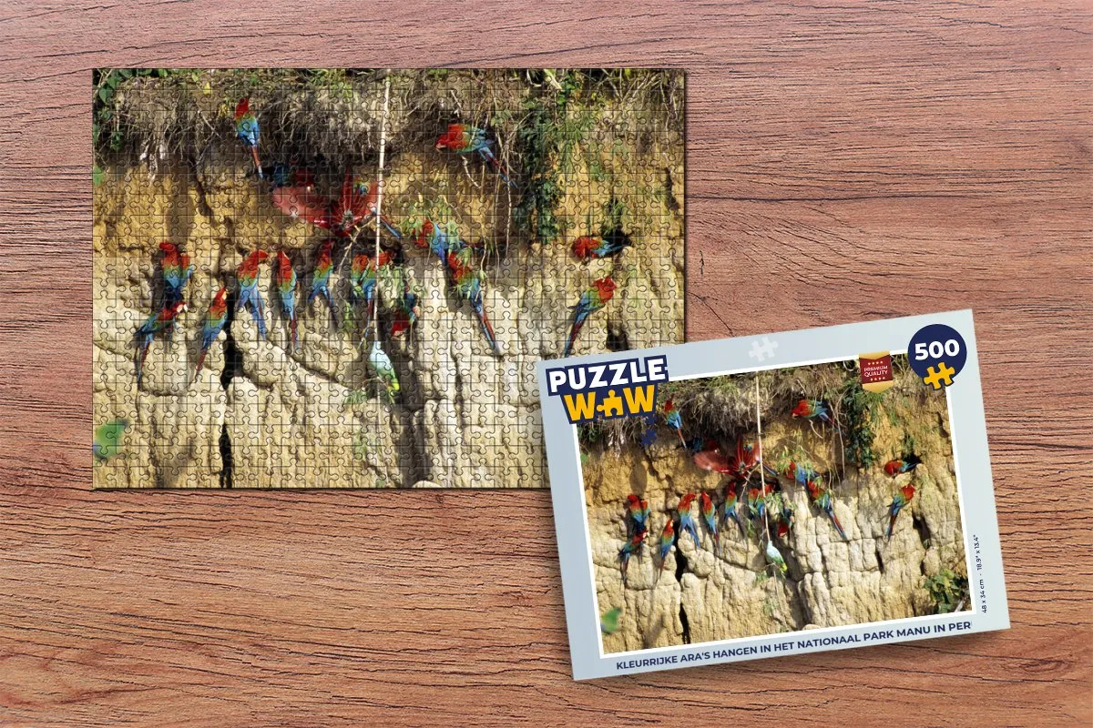 PuzzleWow Legpuzzel 500 Stuks - Multicolor
