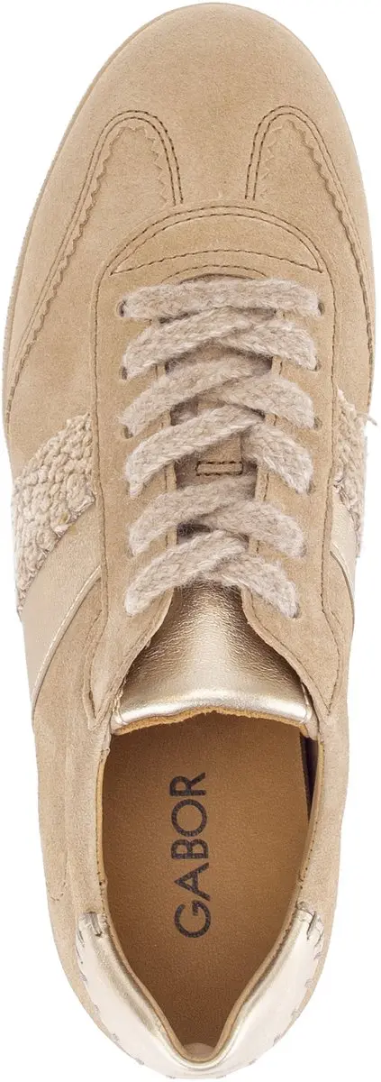Gabor Dames Sneaker Sand - 37,5
