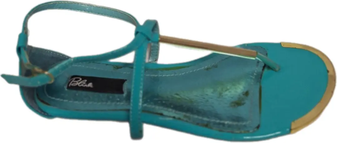 BLINK-SANDAL-TURQOISE/GOLD-SIZE 37