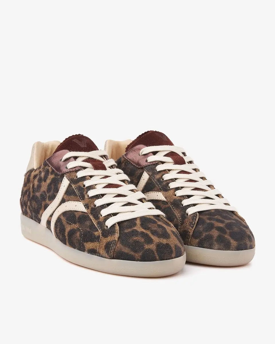 VIA VAI Nilla Khloe Sneakers - Leer & Luipaard 42