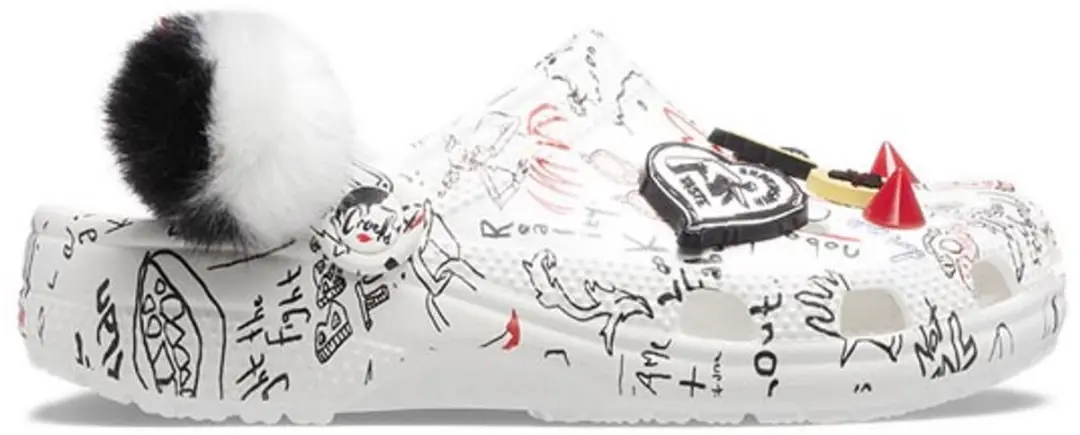 Crocs Classic Cruella II clog White Maat 48-49 M13
