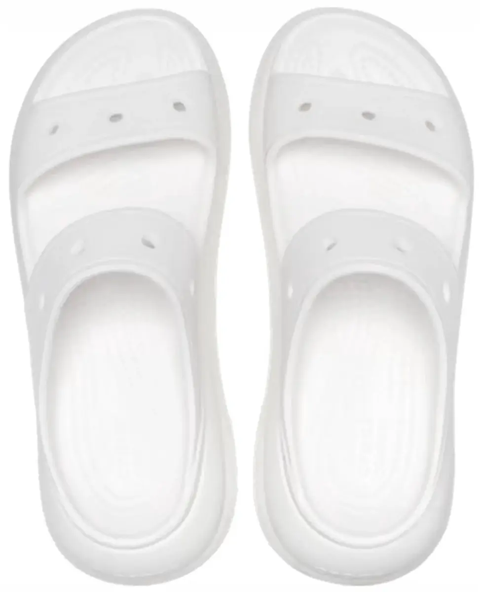 Crocs Classic Crush Sandal White Blanc Maat 43/44 US M!0/W12