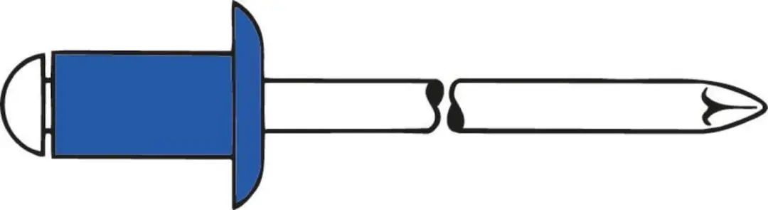 Gesipa 1454617 Blindklinknagel Platbolkop ST/ST 5,0x16mm - 500 Stuks - afbeelding 2 van 2