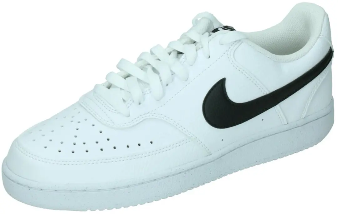 Nike Court Vision Low Next Nature Herenschoenen, 48.5, Wit/Zwart
