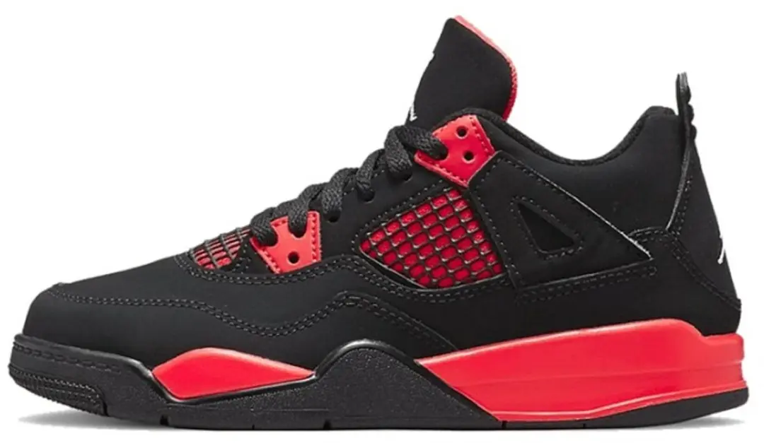 Nike Air Jordan 4 Retro (PS), Red Thunder, BQ7669 016, EUR 29.5
