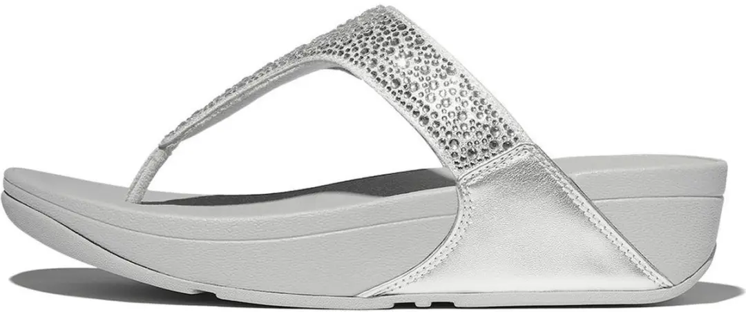 FitFlop Dames teenslippers Lulu Crystal-Mix teenslippers met teenband JE3